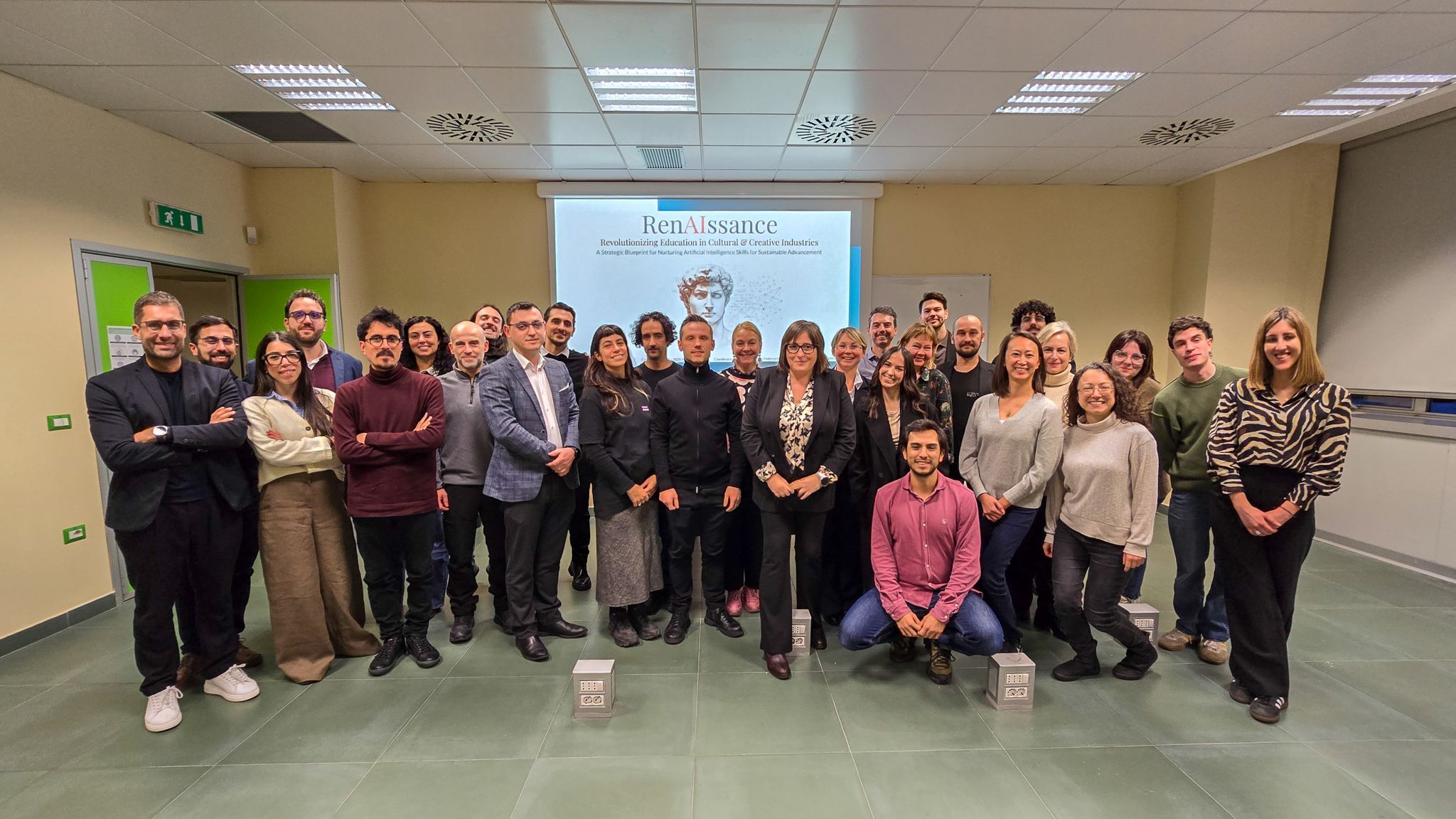 Group photo of the RenAIssance consortium at the kick-off meeting