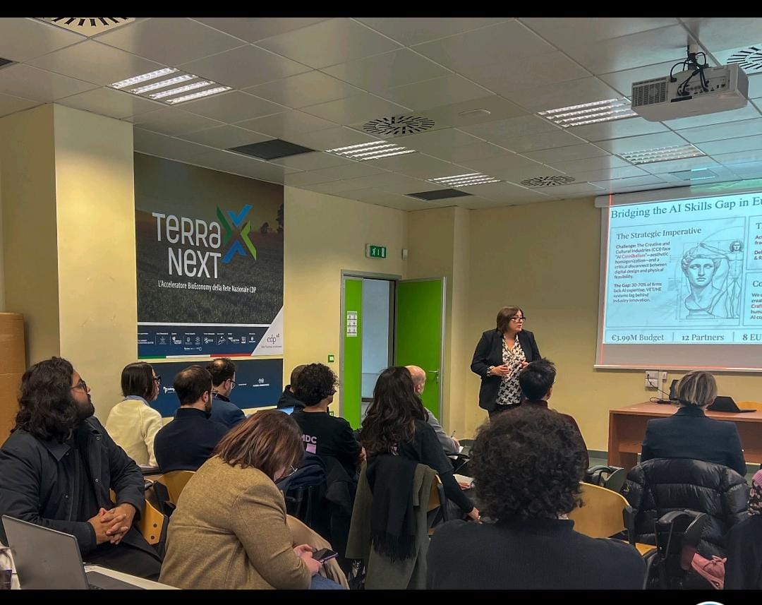 Prof. Flora Amato presenting the project at the kick-off meeting